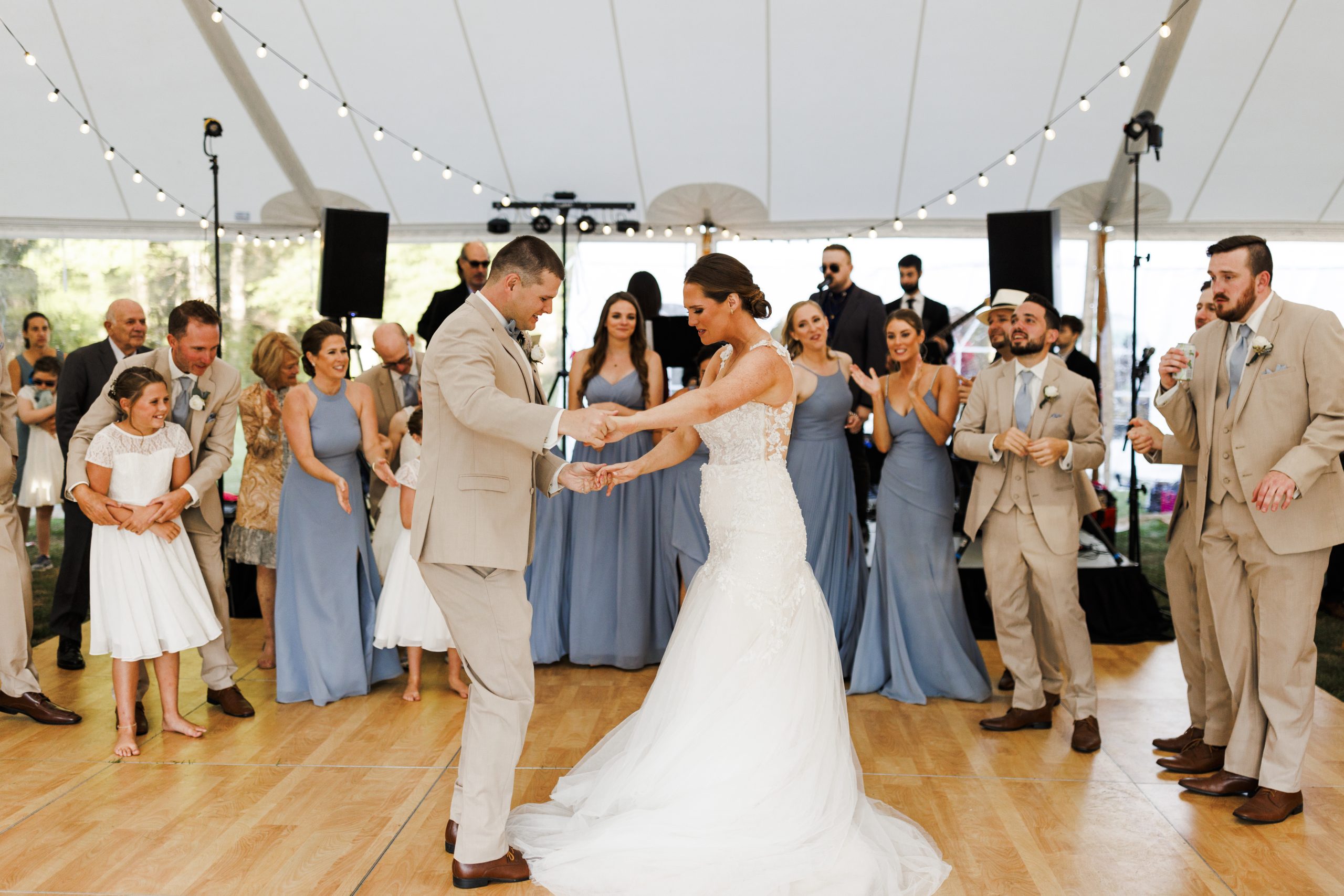 Difference between a sailcloth and canopy tent styles by Baystate Tent & Party