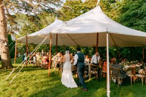 is a tent wedding cheaper?