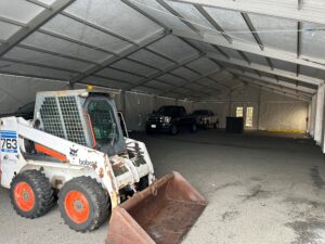 winter structure tent