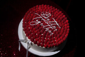 engagement party tent baystate tent cake