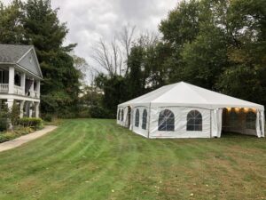 quicktrack frame tent with sidewalls