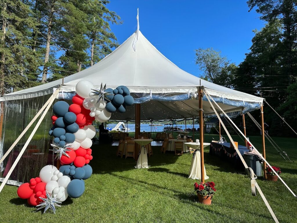 graduation party tent rental