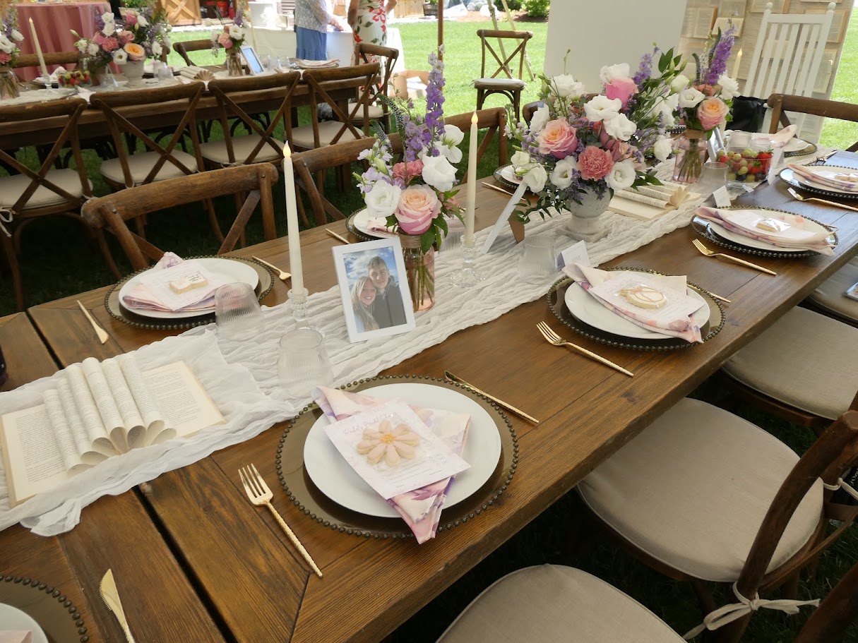 Summer tent wedding