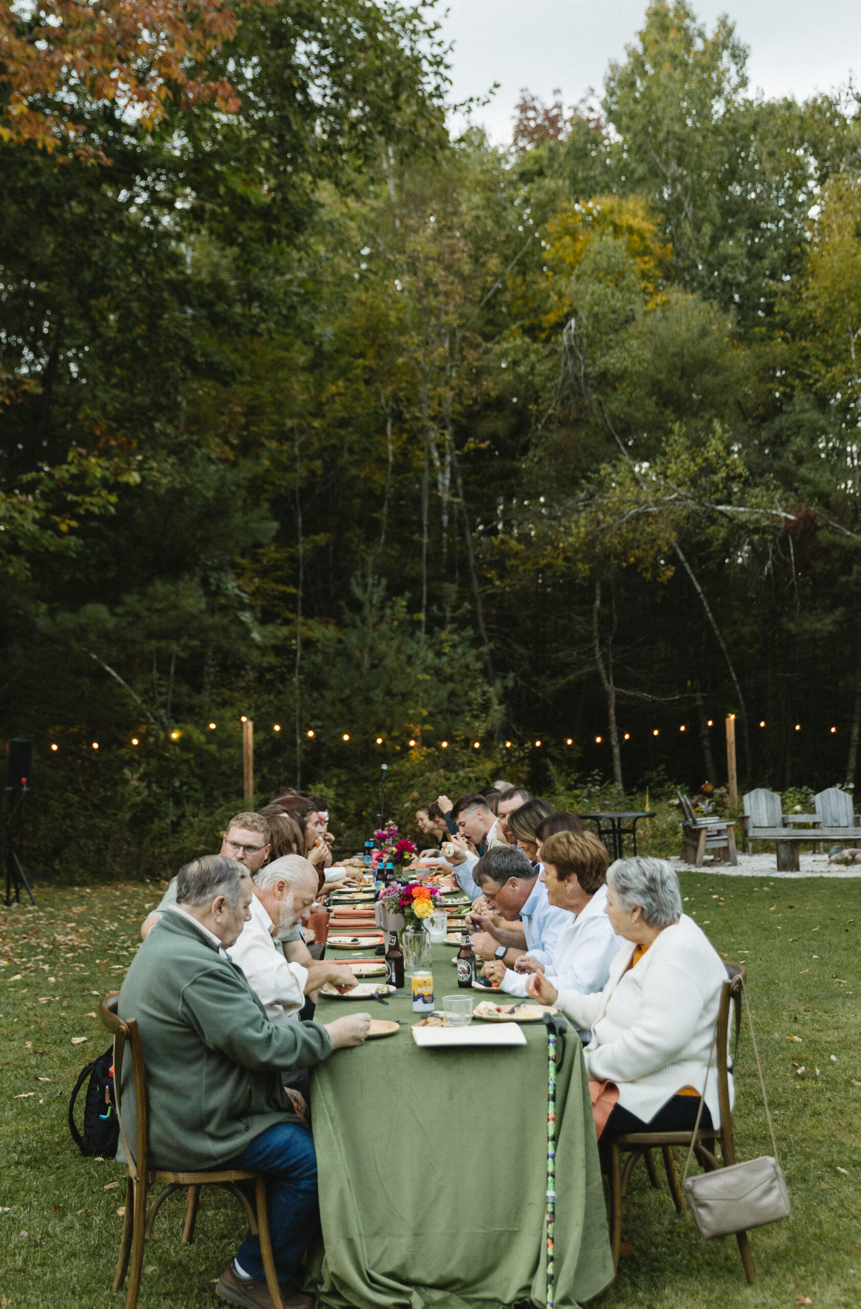 rehearsal dinner, baystate tent