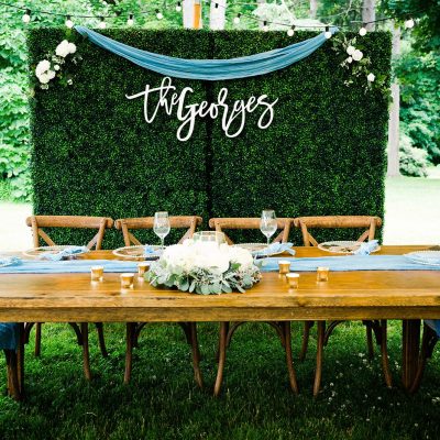 sweetheart wedding table